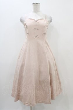 画像1: Fi.n.t / プチリボンフレアーキャミワンピース Free L/PINK H-25-11-10-032-CA-OP-NS-ZH