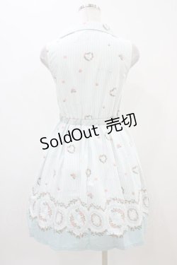 画像2: Ank Rouge / ストライプワンピース M オフ/サックス H-25-11-10-034-CA-OP-NS-ZH