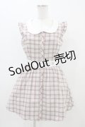 Ank Rouge / チェックワンピース M グレー H-25-11-10-035-CA-OP-NS-ZH