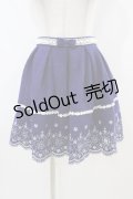 LIZ LISA / 刺繍スカート Free ネイビー H-25-11-10-037-LO-SK-NS-ZH
