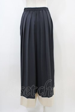 画像2: an another angelus / バイカラープリーツパンツ Free GRAY×WH H-25-11-10-040-CA-PA-NS-ZH