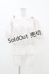 Fi.n.t / 小花柄シアーシャーリングブラウス Free PINK H-25-11-10-043-CA-BL-NS-ZH