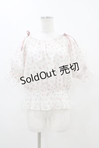 Fi.n.t / 小花柄シアーシャーリングブラウス Free PINK H-25-11-10-043-CA-BL-NS-ZH