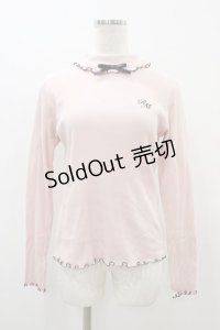 RoseMarie seoir / ハイネックトップス Free ピンク H-25-11-10-052-LO-TO-NS-ZH