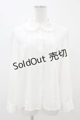 Ank Rouge / ペガサス刺繍ブラウス M オフ H-25-11-10-054-CA-BL-NS-ZH