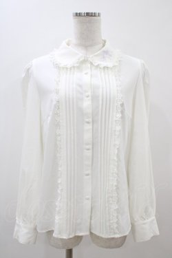 画像1: Ank Rouge / ペガサス刺繍ブラウス M オフ H-25-11-10-054-CA-BL-NS-ZH