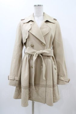 画像1: LIZ LISA / スカラップコート Free ベージュ H-25-11-10-058-LO-CO-NS-ZH