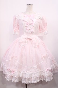 画像1: BABY,THE STARS SHINE BRIGHT / くみゃちゃんのふわふわワンピース Free ピンク H-25-11-10-1004-BA-OP-NS-ZH