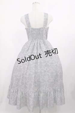 画像2: m petit by misako / MSKトワルドジュイジャンパースカート M グレー H-25-11-10-1005-LO-SK-NS-ZH