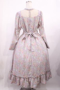 画像2: Kurumi Collaboration / KRハナジゴスリーブワンピース LL ラベンダー H-25-11-10-1007-LO-OP-NS-ZH