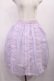 画像1: axes femme / 縦レース使いスカート M ラベンダー H-25-11-10-1011-AX-SK-NS-ZH (1)