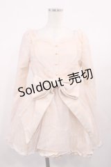 Bon21Hiz / リボンハートチェックワンピース S ピンク H-25-11-10-1015-LO-OP-NS-ZH