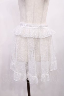 画像1: Princess Flower Garden / TT+KRS3WAYレーススカート Free オフホワイト H-25-11-10-1017-LO-TO-NS-ZH