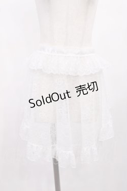 画像1: Princess Flower Garden / TT+KRS3WAYレーススカート Free オフホワイト H-25-11-10-1017-LO-TO-NS-ZH