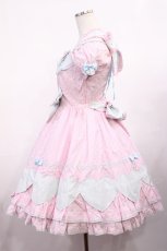 画像2: Angelic Pretty / カラフルハートワンピース Free ピンク/サックス H-25-11-10-1002-AP-OP-NS-ZH (2)