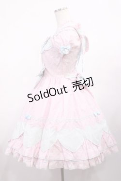 画像2: Angelic Pretty / カラフルハートワンピース Free ピンク/サックス H-25-11-10-1002-AP-OP-NS-ZH