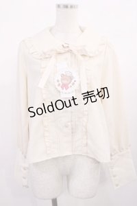 CHIP CLIP / 五月アイ/Cheese Bear/AIピンタックブラウス L 生成り H-25-11-10-1023-LO-BL-NS-ZH