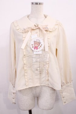 画像1: CHIP CLIP / 五月アイ/Cheese Bear/AIピンタックブラウス L 生成り H-25-11-10-1023-LO-BL-NS-ZH