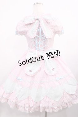 画像3: Angelic Pretty / カラフルハートワンピース Free ピンク/サックス H-25-11-10-1002-AP-OP-NS-ZH