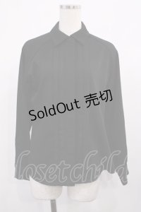 an another angelus / ピンタックブラウス Free Black H-25-11-10-1026-CA-BL-NS-ZH