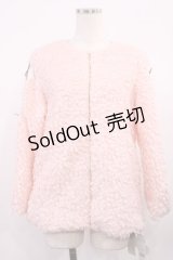 Ank Rouge / 合皮ハートスピンドルもこもこコート M ピンク H-25-11-10-1027-CA-JA-NS-ZH