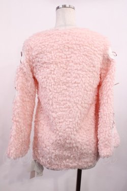 画像2: Ank Rouge / 合皮ハートスピンドルもこもこコート M ピンク H-25-11-10-1027-CA-JA-NS-ZH