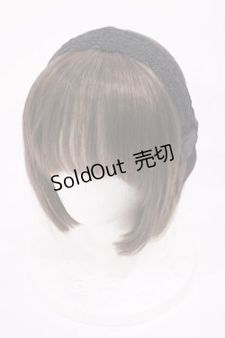 画像1: m petit by misako / TT*AMレースカチューシャ  ブラック H-25-11-10-1031-LO-AC-NS-ZH