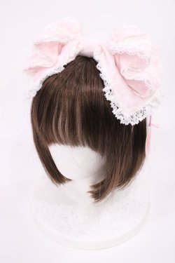 画像1: BABY,THE STARS SHINE BRIGHT / キャメロンカチューシャ  ピンク H-25-11-10-1033-BA-AC-NS-ZH