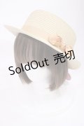 m petit by misako / AMブレードカンカン帽  ベージュ H-25-11-10-1039-LO-AC-NS-ZH
