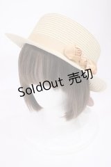 m petit by misako / AMブレードカンカン帽  ベージュ H-25-11-10-1039-LO-AC-NS-ZH