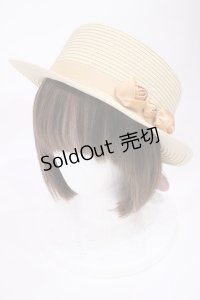 m petit by misako / AMブレードカンカン帽  ベージュ H-25-11-10-1039-LO-AC-NS-ZH