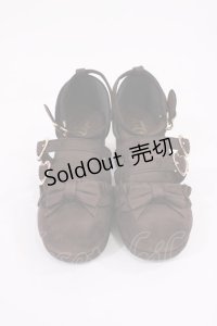 DearMyLove / リボンシューズ 23.0cm ブラウン H-25-11-10-1042-EL-SH-NS-ZH