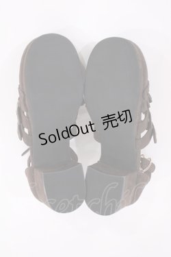 画像4: DearMyLove / リボンシューズ 23.0cm ブラウン H-25-11-10-1042-EL-SH-NS-ZH