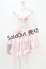 Diamond Honey（海外ロリータブランド） / ジャンパースカートセット S ピンク H-25-11-10-009-EL-OP-NS-ZH