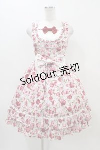 BABY,THE STARS SHINE BRIGHT / ロイヤルローズジャンパースカート Free グレー H-25-11-10-015-BA-OP-NS-ZH