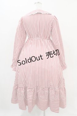 画像2: FLC / 星名桜子/ギンガムチェックワンピース M レッド H-25-11-10-016-0-OP-NS-ZH