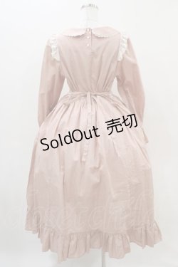 画像2: Maria pipi / コットンフラットレースドレス Free ピンク H-25-11-10-017-EL-TO-NS-ZH