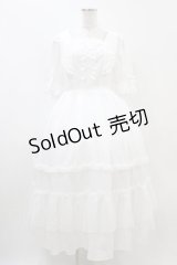 axes femme kawaii / プチリボンワンピース M オフ H-25-11-10-018-AX-OP-NS-ZH