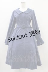 LIZ LISA / ベロアレースフリルワンピース Free ブルー H-25-11-10-021-LO-OP-NS-ZH