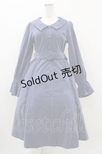 LIZ LISA / ベロアレースフリルワンピース Free ブルー H-25-11-10-021-LO-OP-NS-ZH