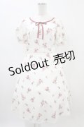 LODISPOTTO / ピュアローズパフワンピース M オフ H-25-11-10-024-LO-OP-NS-ZH