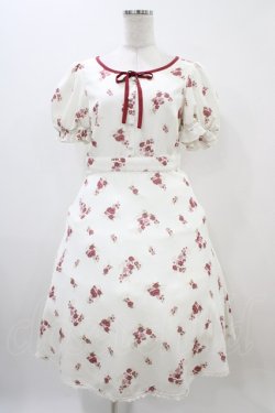 画像1: LODISPOTTO / ピュアローズパフワンピース M オフ H-25-11-10-024-LO-OP-NS-ZH