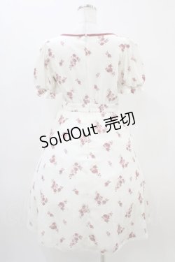画像2: LODISPOTTO / ピュアローズパフワンピース M オフ H-25-11-10-024-LO-OP-NS-ZH