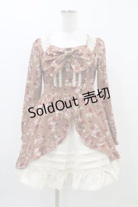 DearMyLove / 花柄ワンピース M ブラウン H-25-11-10-027-EL-OP-NS-ZH