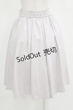 画像3: axes femme / リボンローズ刺繍タックスカート M ラベンダー H-25-11-11-027-AX-SK-NS-ZH