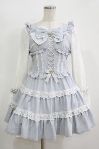 LIZ LISA / プリンセススリーブワンピース Free サックス H-25-11-11-028-LO-OP-NS-ZH