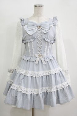 画像1: LIZ LISA / プリンセススリーブワンピース Free サックス H-25-11-11-028-LO-OP-NS-ZH