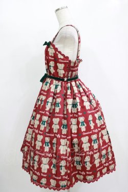 画像2: axes femme kawaii / フラッフィベアジャンスカ M ワイン H-25-11-11-003-AX-OP-NS-ZH