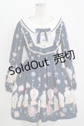 LIZ LISA / スノードーム柄ワンピース Free ネイビー H-25-11-11-029-LO-OP-NS-ZH