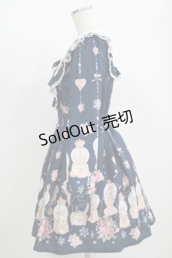 画像2: LIZ LISA / スノードーム柄ワンピース Free ネイビー H-25-11-11-029-LO-OP-NS-ZH